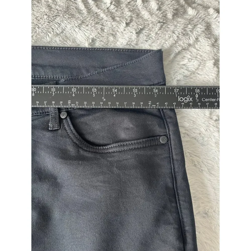 Banana Republic Men's 32x32 Black Jeans Cotton Straight Fit Denim Basics Minimal
